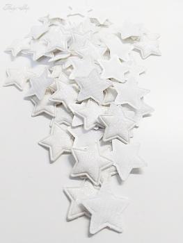 Mini Glitzer Stoffsterne